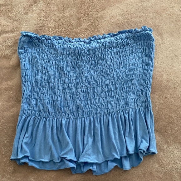 Baby Blue Tube Top - Picture 2 of 2